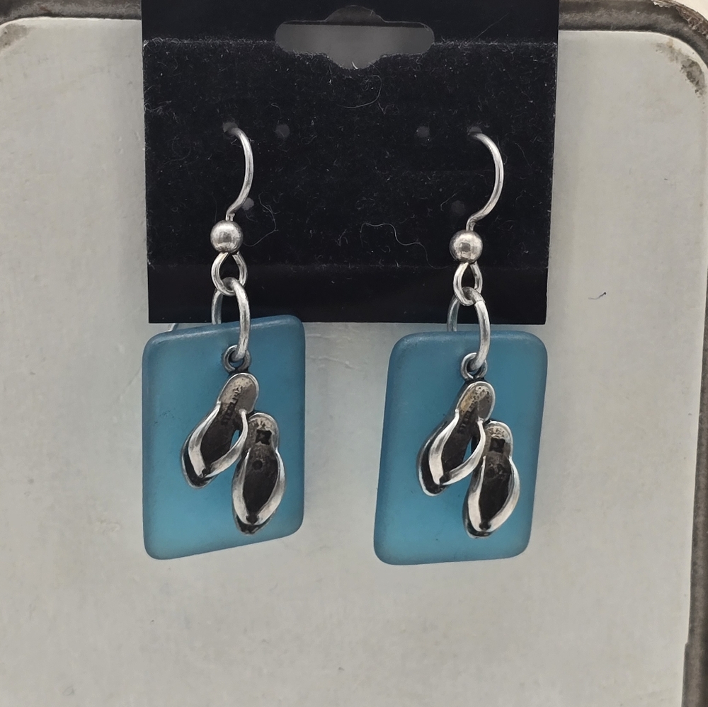 Sterling silver sea glass Earrings